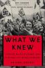 Book cover for "What we knew".