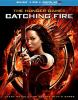 Book cover for "The hunger games".